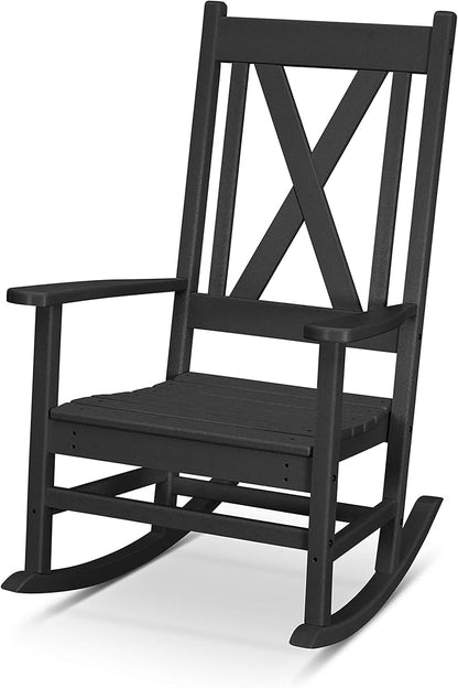 POLYWOOD® Braxton Rocker, Black