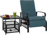 Incbruce 2 Pieces Outdoor Lounge Recliner Set - Photo 1