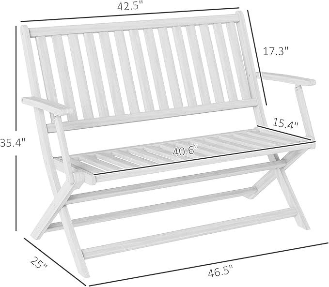 Acacia Wood Garden Bench