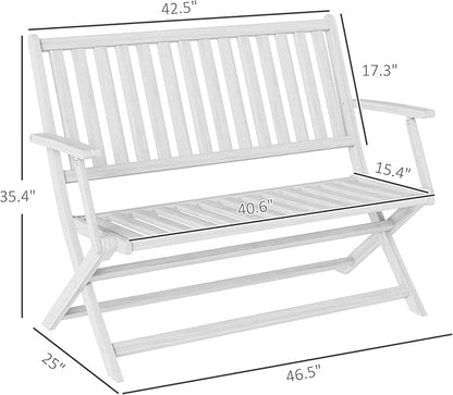 Acacia Wood Garden Bench