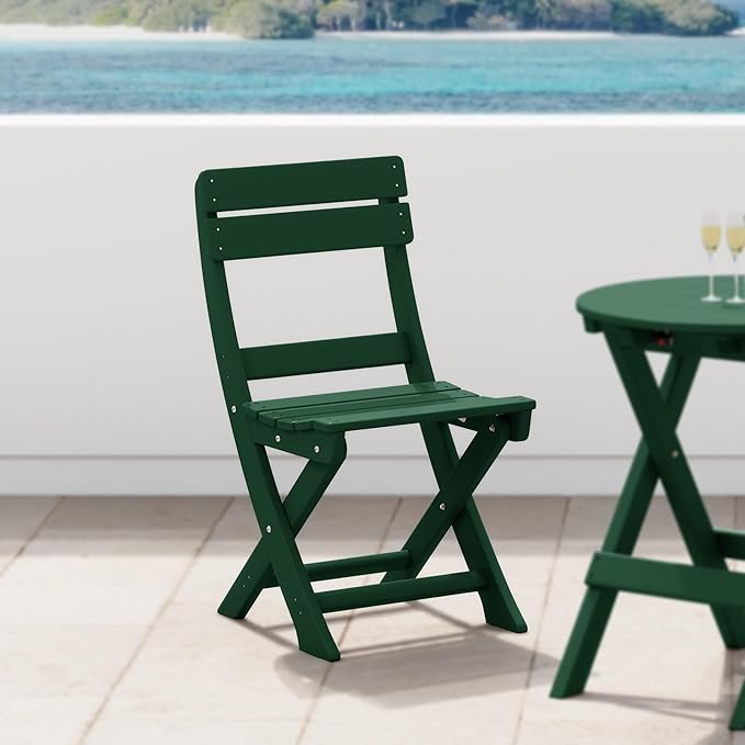 Costaelm Outdoor Patio Modern Folding Dining Chair - Photo 1