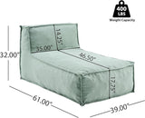 Christopher Knight Home Natty Outdoor Bean Bag Chair Set of 2, Fabric Bean Bag Chair for Adults and Kids - Photo 2