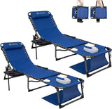 FUNDANGO 4 in 1 Tanning Chair with Face Hole - Photo 1