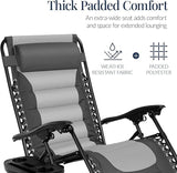 Best Choice Products Oversized Padded Zero Gravity Chair, Folding Outdoor Patio Recliner - Photo 5