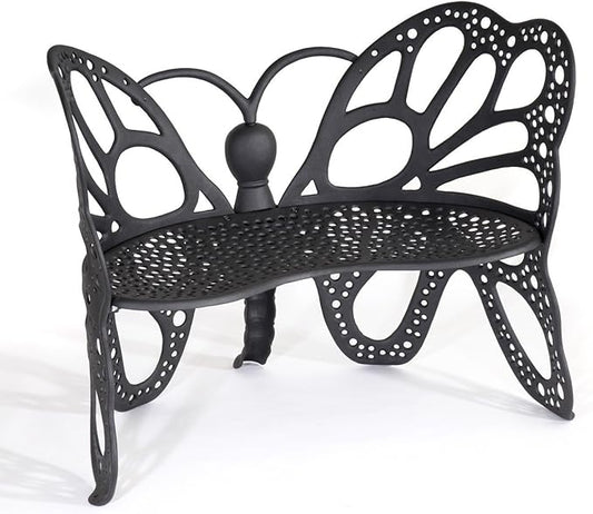 FlowerHouse Butterfly Bench White