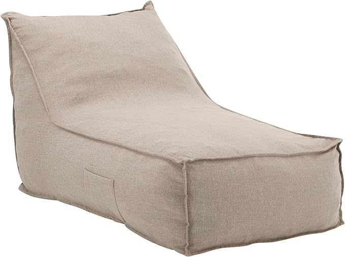 Christopher Knight Home Venny 48" L Outdoor Bean Bag Chair Set of 2, Fabric Bean Bag Chair for Adults and Kids - Photo 6
