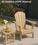 GLANC Folding Adirondack Chair Set of 2 - Photo 5