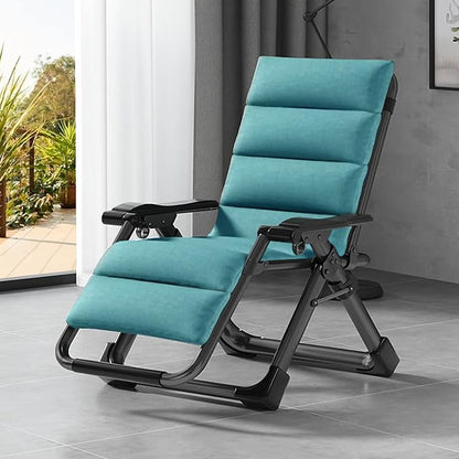 ABORON 2 Pack Zero Gravity Chair, Outdoor Lounge Chairs Sun Loungers with Removable Cushion,Headrest,Cup Holder,Reclining Patio Lounger Chair for Indoor and Outdoor