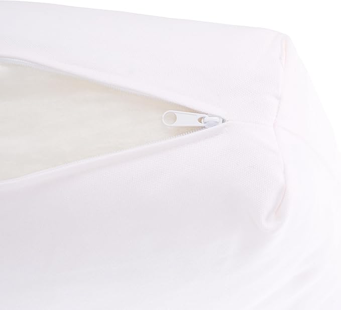 SAFAVIEH Couture Montford 3-Seat Bench Replacement Cover Only – Outdoor White Removable Slipcover Upholstery - Photo 6