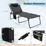 GYMAX Lounge Chair for Outside - Photo 3