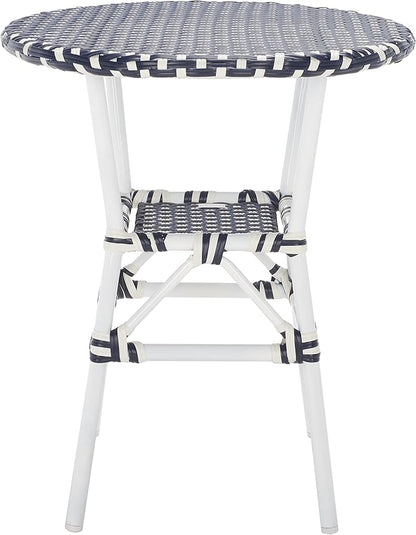 SAFAVIEH Outdoor Collection California Navy/Navy Bistro Table (Fully Assembled)