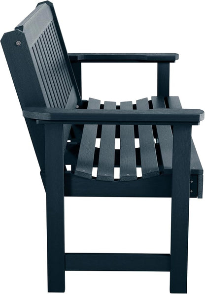 highwood Lehigh Garden Bench, 4 Feet, Federal Blue