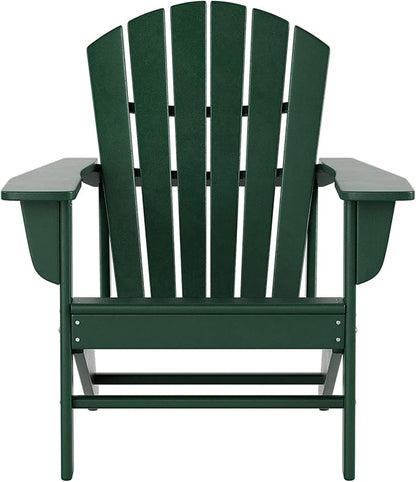 WestinTrends Dylan Outdoor Adirondack Chair (Set of 2), Dark Green