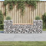 Solid Pine Wood Garden Bench with Rustic Finish for Outdoor Patio and Park Seating Natural Douglas - Photo 1