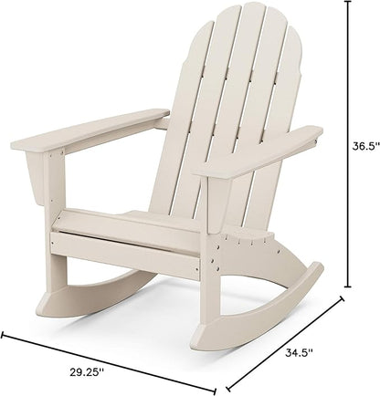 POLYWOOD® Vineyard Rocking Chair, Sand