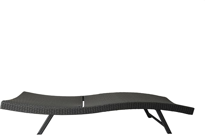 Christopher Knight Home Arthur | Outdoor Wicker Chaise Lounges | Set of 2 | in Grey - Photo 4