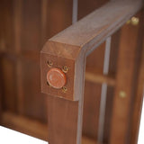 Christopher Knight Home Nicholas Outdoor Small Coffee Table, Slat Panel Square Side Table - Photo 6
