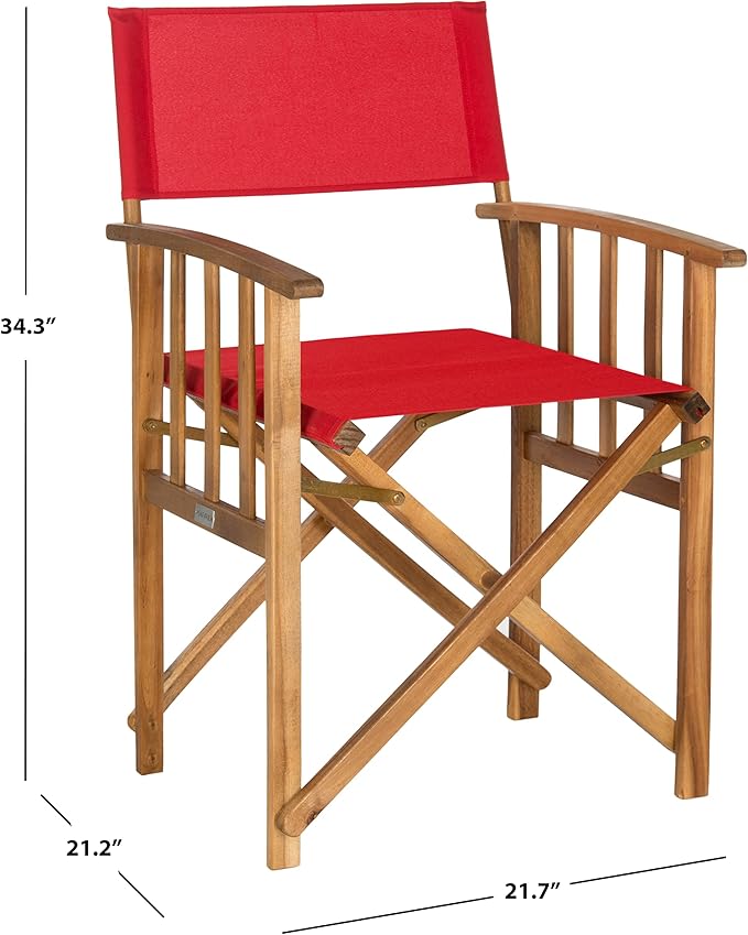 SAFAVIEH Outdoor Living Collection Laguna Director Chairs - Photo 3