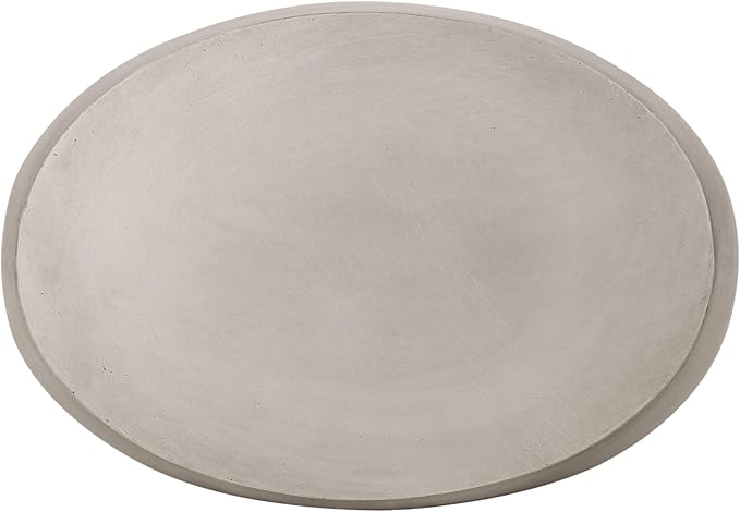 Outdoor Side Table Concrete End Table Faux Stone Small Coffee Tables, Garden Stool Plant Stand for Porch - Photo 5
