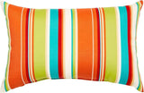 BrylaneHome Lumbar Pillow - 20" L x 13" W - Patio & Outdoor - Water, Stain & Fade Resistant - Covert Breeze - Photo 1