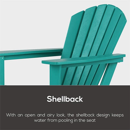 WestinTrends Dylan Outdoor Adirondack Chair (Set of 8), Turquoise