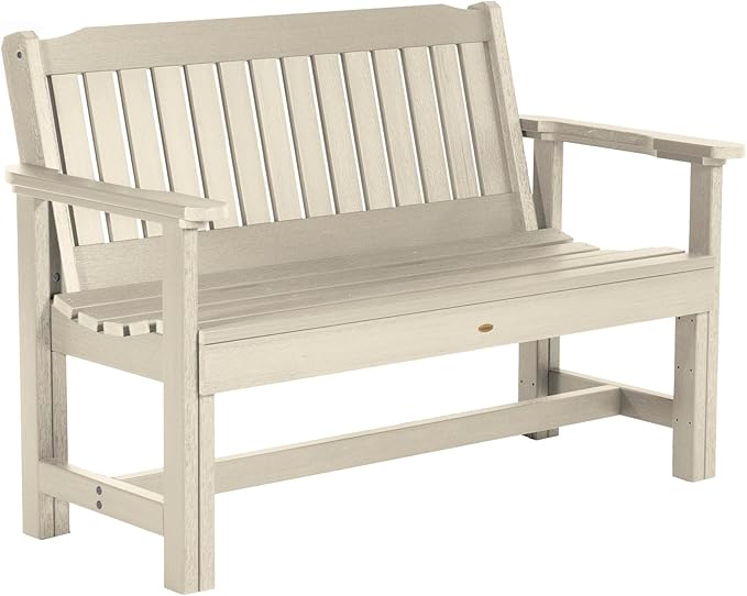 Sequoia Professional CM-BENSQ42-WAE Commercial Grade Exeter 4 Foot Garden Bench, Whitewash
