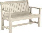 Sequoia Professional CM-BENSQ42-WAE Commercial Grade Exeter 4 Foot Garden Bench, Whitewash - Photo 1