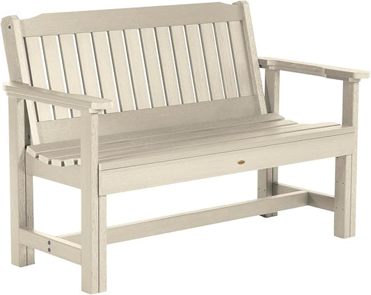 Sequoia Professional CM-BENSQ42-WAE Commercial Grade Exeter 4 Foot Garden Bench, Whitewash
