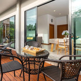 Dulles Glass 18 inch Round Glass Table Top - Tempered - 1/4" Thick Glass Surface, Safe Flat Polished - Photo 2