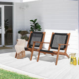 Verano Garden Mid Century Modern Accent Armchair Set of 2 - Photo 1