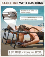 KingCamp Tanning Chair with Face Hole - Photo 4