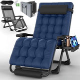 Oversized Zero Gravity Chair, XXL Lounge Chair 33” Width, Padded Recliner Chair W/Removable Cushion & Adj Headrest - Photo 1
