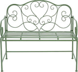Outdoor Garden Bench, Green - Photo 3