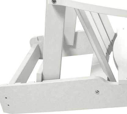 Cape Folding and Reclining Adirondack Chair, Coconut White