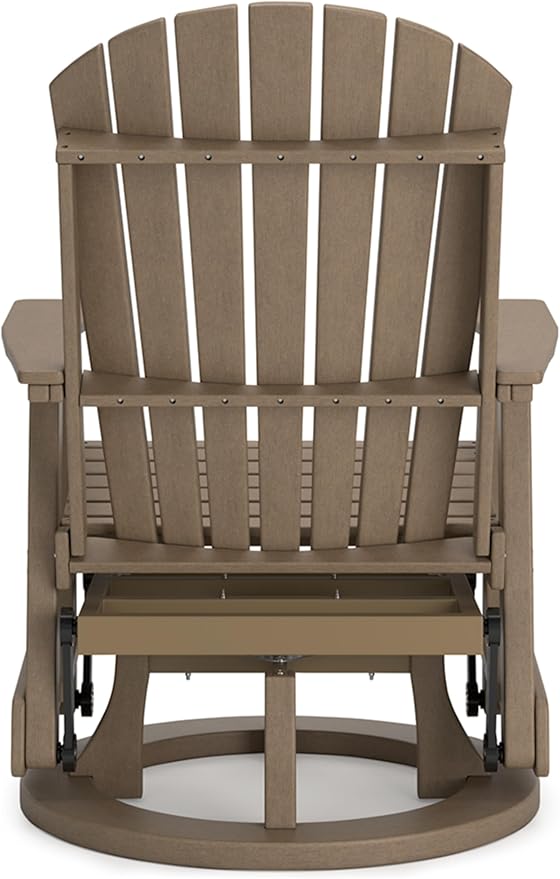Signature Design by Ashley Hyland Wave Contemporary Swivel Glider Adirondack Chair with 360-Degree Swivel - Photo 8