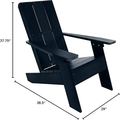 highwood Italica Modern Adirondack Chair, Federal Blue