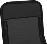 Textilene Folding Sunlounger Set of 2, Black Powder-Coated Steel Frame Outdoor Chaise 55.9"x23.6"x38.2" - Photo 9