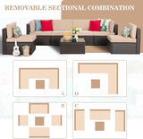 Vongrasig 7 Pieces Patio Furniture Sets - Photo 4