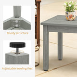 LUE BONA Outdoor Coffee Table Rectangle, HDPS Patio Coffee Tables for Outside - Photo 6