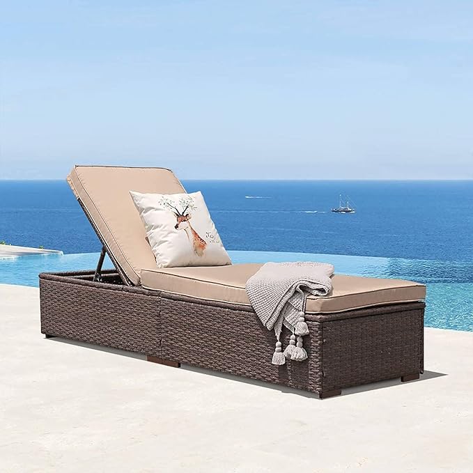 Patiorama Patio Chaise Lounge Chair, Sun Lounger - Photo 9