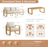 CHITA Outdoor Furniture Set 4 Piece - Photo 7