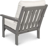 POLYWOOD® Vineyard Deep Seating Chair, Mahogany/Cast Ash - Photo 3