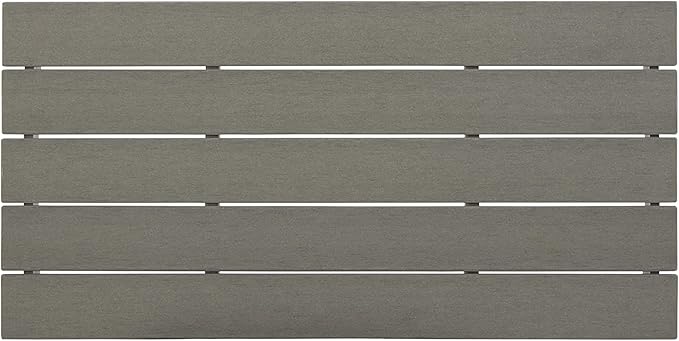 Signature Design by Ashley Visola Outdoor HDPE Patio Cocktail Table, Gray
