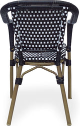 Christopher Knight Home Cecil Bistro Chairs, Black + White + Wood Print - Photo 6