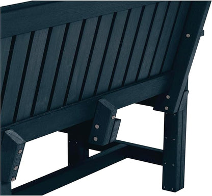 Sequoia Professional Commercial Grade Exeter Garden Bench, 4ft, Federal Blue