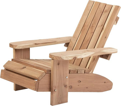 Jack and June Redwood Adirondack Chair Outdoor Leisure