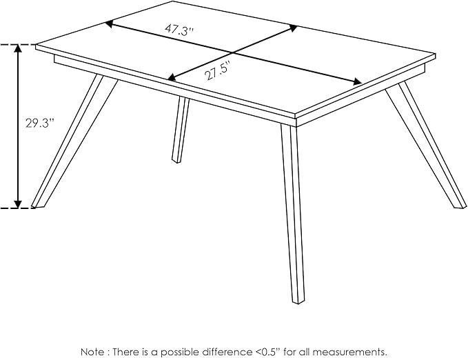 Furinno Redang 4-Leg Rectangular Indoor & Outdoor Smart Top Patio Dining Table/Patio Coffee Table/Small Patio - Photo 2