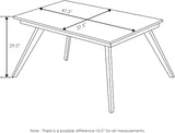 Furinno Redang 4-Leg Rectangular Indoor & Outdoor Smart Top Patio Dining Table/Patio Coffee Table/Small Patio - Photo 2