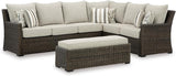 Signature Design by Ashley Brook Ranch Outdoor Sectional - Photo 1