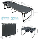 Backpack Sun Tanning Chair with Face Hole & Beach Table - Photo 3